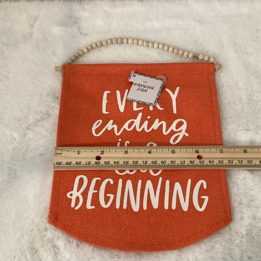 Target BP Every Ending Is A New Beginning Hanging Sign